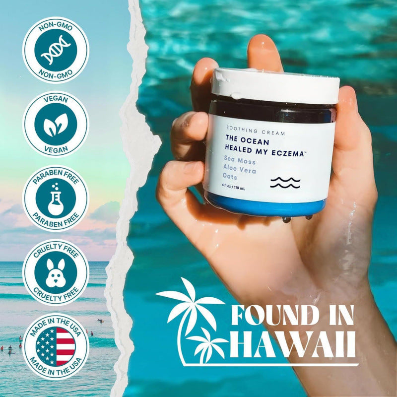The Ocean Healed Natural Soothing Cream Skin Moisturize