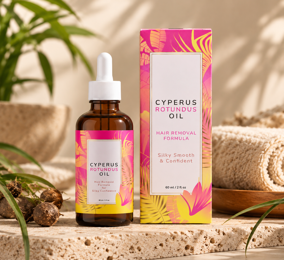Cyperus Rotundus Hair Removal Oil