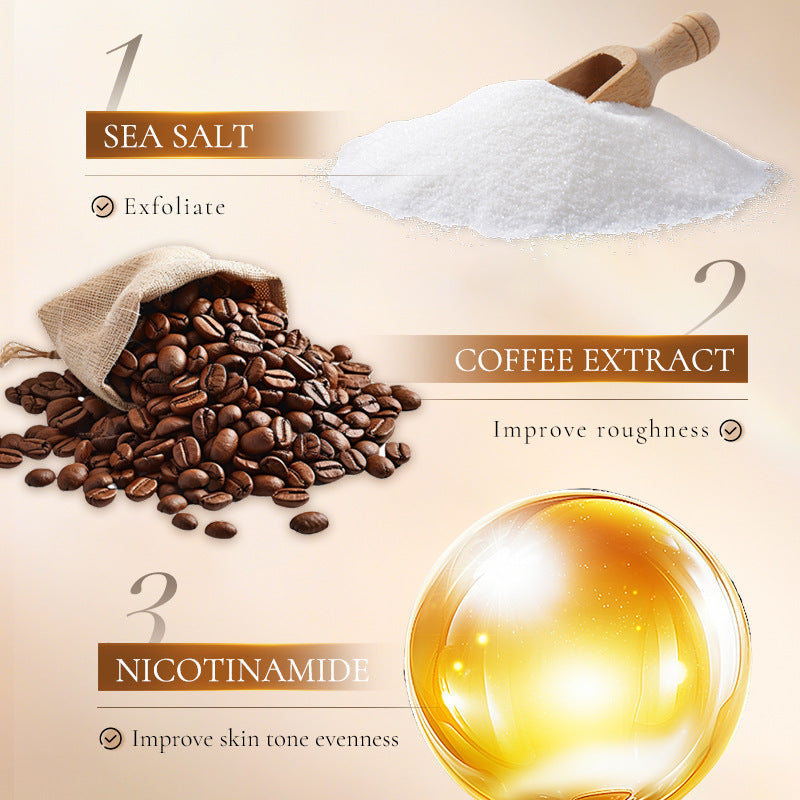 Sea Salt Coffee Body Scrub Cream