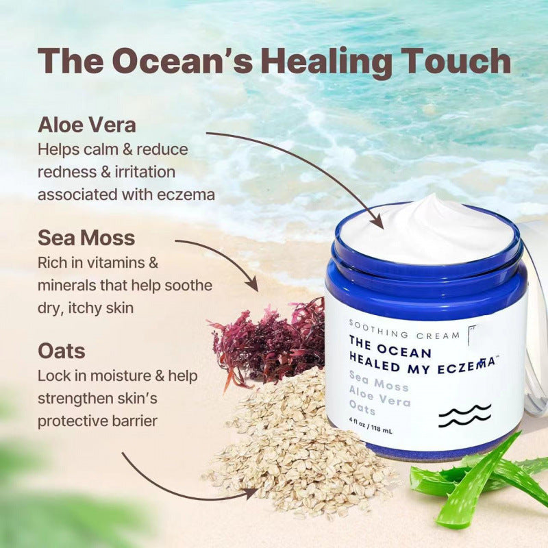 The Ocean Healed Natural Soothing Cream Skin Moisturize